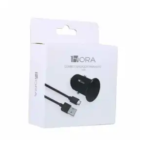 1Hora Cargador para auto doble 2.1A V8 miniatura 2